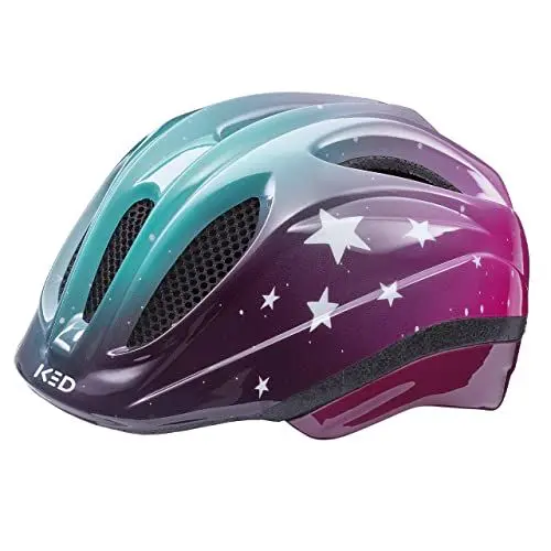 Produktbild: KED Kinder Meggy Trend Fahrradhelm, Stars Blue Green, S (46-51cm)