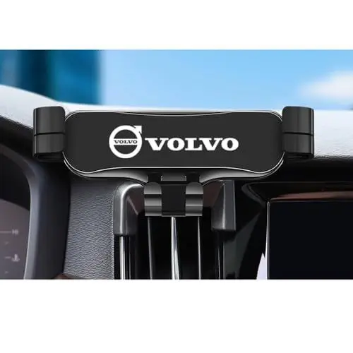 Produktbild: KEDDWE Handyhalterung Auto für Volvo XC60 2018-2022 2023 2024 2025, Handyhalter für Autos Lüftung, 360° Drehbar KFZ Autohalterung,A