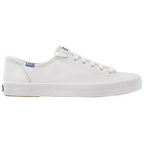 Produktbild: Keds Damen Kickstart Lea Blue Sneaker, Weiß (White), 38 EU