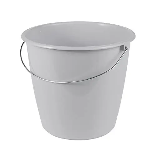 Produktbild: keeeper Eimer Erik mit Metallbügel, 5 l, Polypropylen, 24 x 24 x 20 cm, Nordic Grey