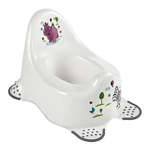 Produktbild: keeeper Hippo Babytopf, Ab ca. 18 Monate bis ca. 3 Jahre, Anti-Rutsch-Funktion, Adam, Weiß