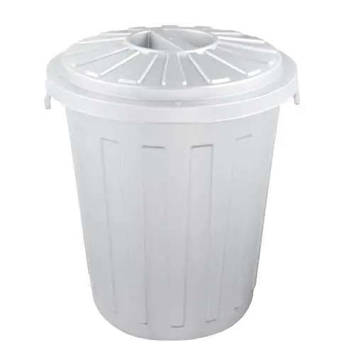 Produktbild: keeeper Maxi-Tonne mit Deckel, Polypropylen, 23 l, 36 x 42 x 36 cm, Mats, Silber