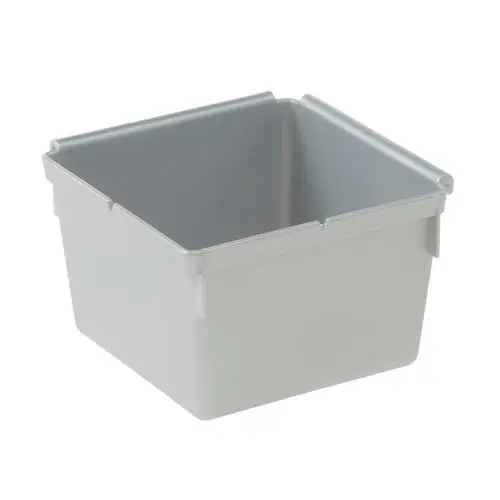 Produktbild: keeeper Ordnungssystem, Polypropylen, 8 x 8 x 5 cm, Pepe, Silber
