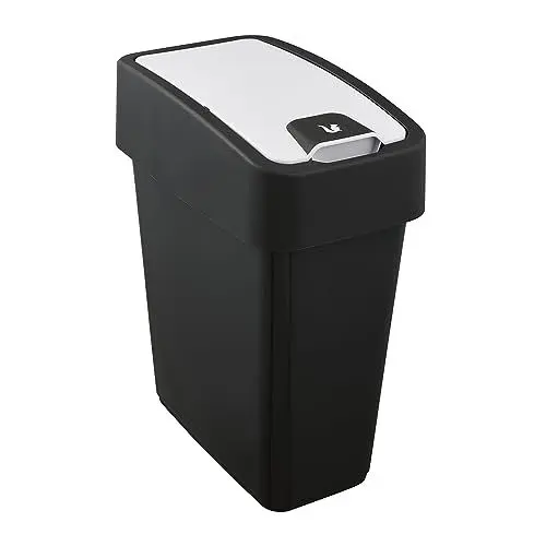 Produktbild: keeeper Premium Abfallbehälter mit Flip-Deckel, Soft Touch, 10 l, Magne, Graphit-Grau