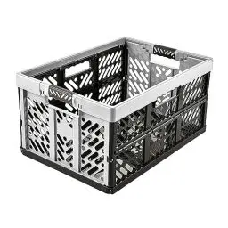 Produktbild: keeeper Stabile Profi-Klappbox mit Soft-Touch Griffen, 54 x 37 x 28 cm, 45 l, Ben, Hellgrau