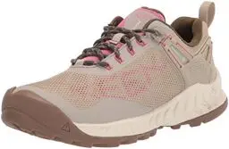 Produktbild: KEEN Damen-Nxis Evo Niedrige Höhe Wasserdicht Schnelle Verpackung Wanderschuhe, Plaza Taupe/Ibis Rose, 38 EU