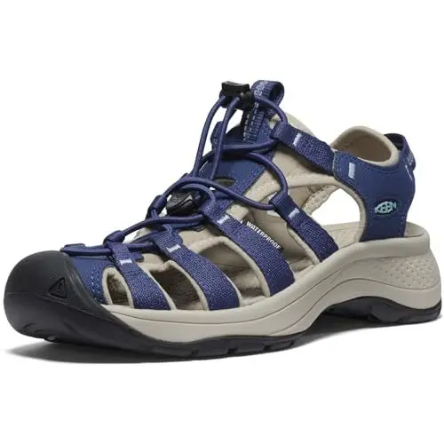 Produktbild: KEEN Damen Astoria West Sandalen, Naval Academy/Reef Waters, 35.5 EU