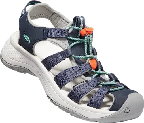 Produktbild: KEEN Damen Astoria West Sandalen, Navy Beveled Glass, 39 EU