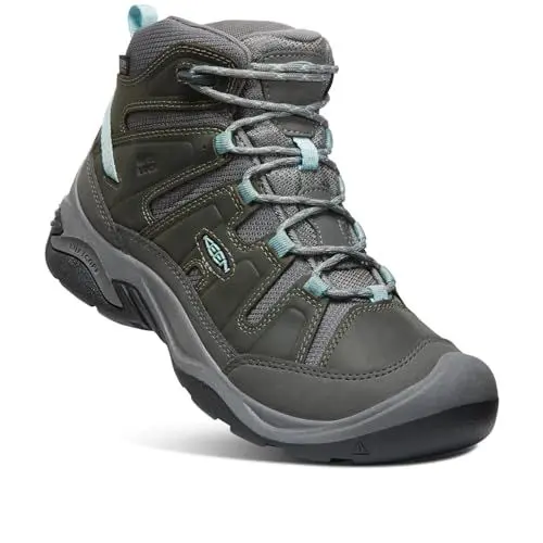 Produktbild: KEEN Damen Circadia Mid Waterproof Wanderstiefel, Steel Grey/Cloud Blue, 39.5 EU