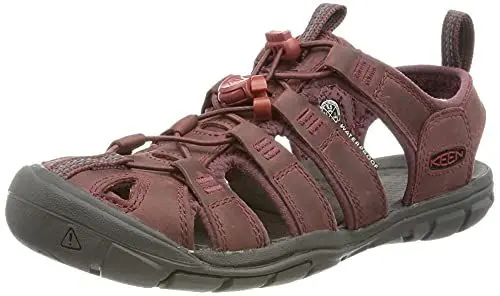 Produktbild: KEEN Damen Clearwater CNX Sandalias, Wine/Red Dahlia Leather, 41 EU