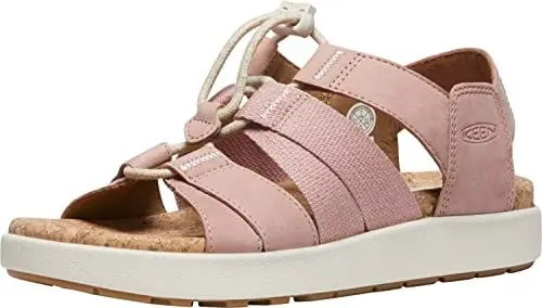Produktbild: KEEN Damen Elle Mixed Strap Slingback Sandalen, Fawn/Birch, 40 EU