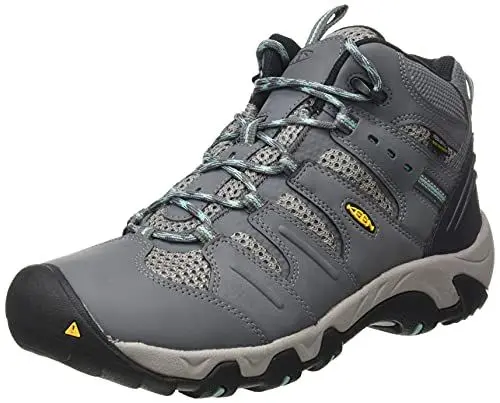 Produktbild: KEEN Damen Koven MID WP Trekking Shoes, Steel Grey/Wasabi, 40 EU