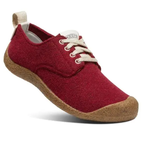 Produktbild: KEEN Damen Mosey Derby Sneakers, Red Felt/Birch, 36 EU
