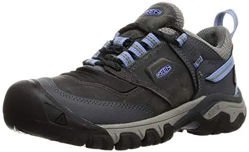 Produktbild: KEEN Damen Ridge Flex Low Height Waterproof Wanderschuh, Stahlgrau/Hortensie, 39 EU
