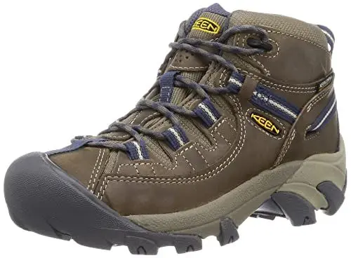 Produktbild: KEEN Damen Targhee 2 Mid Waterproof Wanderstiefel, Goat/Crown Blue, 35.5 EU
