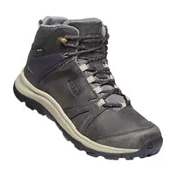 Produktbild: KEEN Damen Terradora II Leather Mid WP Wanderstiefel, Schwarz (Magnet Plaza Taupe), 37 EU