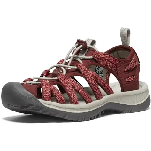 Produktbild: KEEN Damen Whisper Sandalen, Rot Cayenne Fired Brick, 39.5 EU