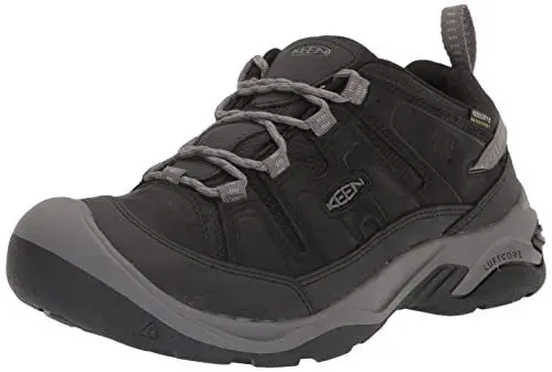 Produktbild: KEEN Herren Circadia Waterproof Wanderschuh, Black/Steel Grey, 45 EU