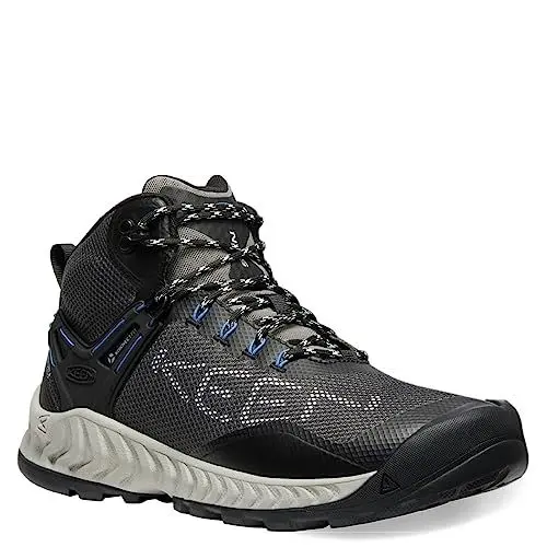 Produktbild: KEEN Herren NXIS Evo Mid Waterproof Wanderstiefel, Magnet/Bright Cobalt, 42 EU
