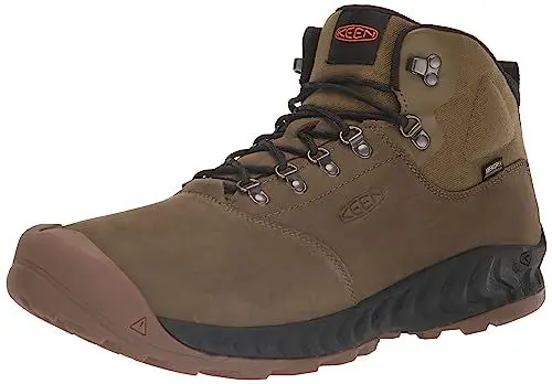 Produktbild: KEEN Herren NXIS Explorer Mid Waterproof Wanderstiefel, Dark Olive/Black, 42.5 EU