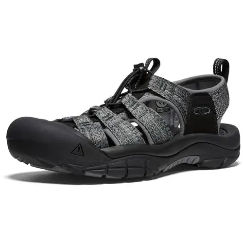 Produktbild: KEEN Herren Newport H2 Sandalen, Black Steel Grey, 43 EU