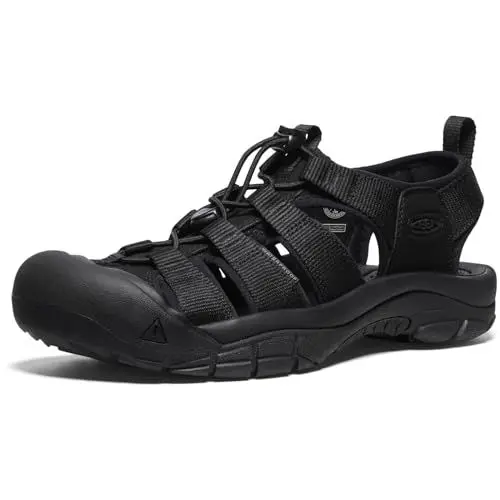 Produktbild: KEEN Herren Newport H2 Sandalen, Triple Black, 43 EU