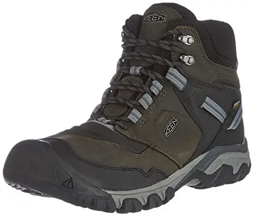 Produktbild: KEEN Herren Ridge Flex Mid Waterproof Wanderstiefel, Magnet/Black, 43 EU
