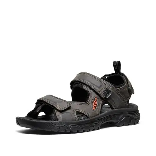 Produktbild: KEEN Targhee 3 Herren-Sportsandalen, offener Zehenbereich, grau/schwarz, Größe 43 EU
