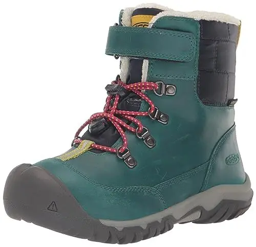 Produktbild: KEEN Unisex Kinder Kanibou Waterproof Schneestiefel, Deep Lagoon Jazzy, 32/33 EU