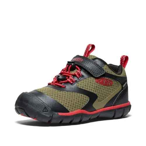 Produktbild: KEEN Unisex-Child Tread Rover Waterproof Sneakers, Martini Olive/Red Carpet, 8