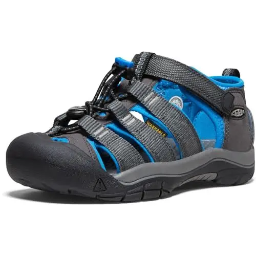 Produktbild: Keen Unisex Kinder Newport H2 Sandale, Grau (Magnet/Brilliant Blue), 38 EU