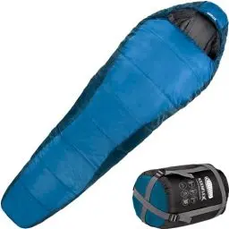 Produktbild: KeenFlex Schlafsack 3-4 Jahreszeiten (Blue +7.0 °C)