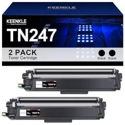 Produktbild: KEENKLE TN-243BK TN-247BK TN243BK TN247BK Toner Kompatibel für Brother TN-243 TN-247 TN 243 247 MFC-L3750CDW MFC-L3770CDW DCP-L3550CDW HL-L3230CDW HL-L3210CW MFC-L3710CW (2 Schwarz)