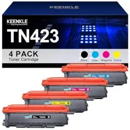 Produktbild: KEENKLE TN423 Tonerkassette Kompatibel für Brother TN-423 TN-421 Toner für Brother MFC-L8690CDW HL-L8260CDW HL-L8360CDW MFC-L8900CDW DCP-L8410CDW DCP-L8410CDN (Schwarz Cyan Gelb Magenta, 4er-Pack)