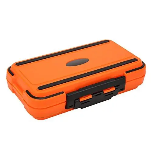 Produktbild: Keenso Angelgerätebox, doppelseitige wasserdichte Köderboxen Multifunktionale transparente PVC-Angelbox für Angelzubehör Fischereiausrüstung