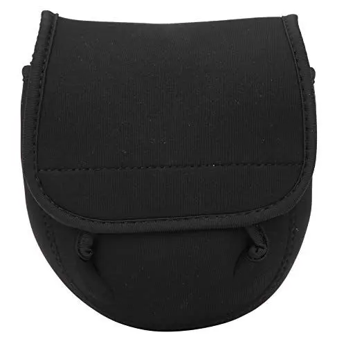 Produktbild: Keenso Angelrollen-Tasche, tragbare Spinnrollen-Tasche Angelrollenhalter-Tasche Angelrollen-Organizer-Tasche Spinnrollen-Schutzhülle Schwarz(S) Lagervorräte Angeln Aufbewahrung von Fischen