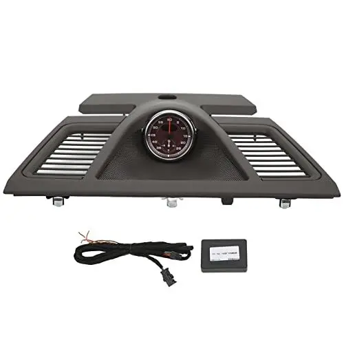 Produktbild: Keenso Armaturenbrettabdeckung Mitte Oben Armaturenbrettabdeckung Mitte Oben Instrumententafel Stoppuhr 970 552 151 01 OA6 für Panamera 2010‑2016(Dunkelrote Stoppuhr)