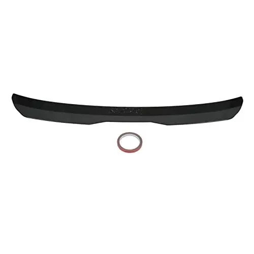 Produktbild: Keenso Auto Heckspoiler Dachheckspoilerflügel, Universal ABS-Heckspoiler-Automodifikationsersatz für A‑Klasse A1 A3 Sportback RS3(Glänzend schwarz)