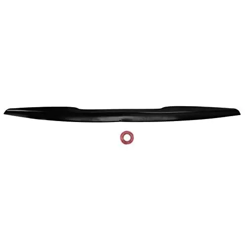 Produktbild: Keenso Auto Heckspoiler, Universal Auto Kofferraum Spoilerlippe Gummi Heckspoiler Verkleidung 114cm*7cm mit Klebeband Spoiler und Finnen