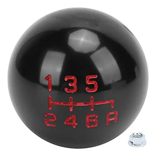 Produktbild: Keenso Auto Schaltknauf, Auto 5 Gang / 6 Gang Rund Manuelle Schaltknauf M10 * 1,5 Aluminiumlegierung Schaltknauf Handball Ersatz für Fit FD2 FN2 EP3 DC2 DC5 F20C5 (6 Gang