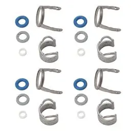 Produktbild: Keenso Auto kraftstoffeinspritzung O-Ring, Auto Kraftstoffeinspritzventil Dichtungssatz Einspritzdüsen O Ring Dichtungssatz 06D998907 für A3 Hatchback, Saloon, Avant TT