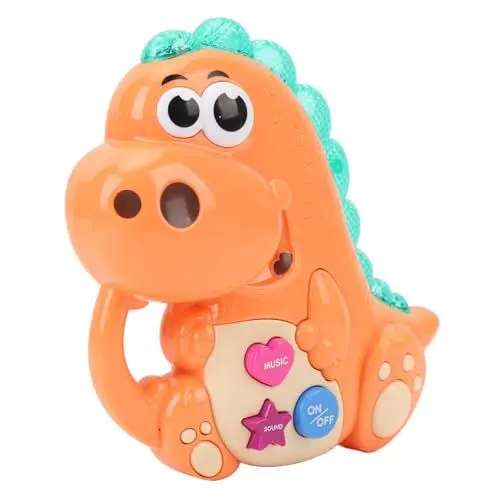 Produktbild: Keenso Baby-Musikspielzeug, Leuchtendes Baby-Spielzeug, Baby-Mädchen-Spielzeug, Kleinkind-Spielzeug, Baby-Einstein-Musikspielzeug für (ORANGE)