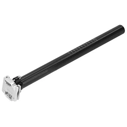 Produktbild: Keenso Fahrradsitzrohr, GS Fahrrad-Sattelstütze aus Aluminiumlegierung, ultraleichtes Mountainbike- / Rennrad-Sitzrohr, 27 mm-31 mm, Lange Sattelstütze(27.2mm)