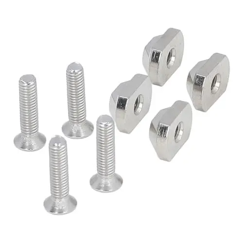 Produktbild: Keenso Flossenschraube und Platte aus Edelstahl 316, Surfzubehör für Surf-Longboard und (6MM)