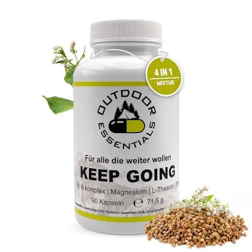 Produktbild: KEEP GOING | 4 in 1 Vitamin B Komplex MIX um leistungsfähig zu bleiben | Outdoor Essentials