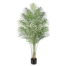 Produktbild: Keeplush Künstliche Pflanzen groß 170cm Kunstpflanze im Topf Plastik Künstliche Palme wie echt Fake Pflanzen deko für Wohnzimmer Balkon Schlafzimmer Büro Perfektes Einweihungsgeschenk (1 Pack)