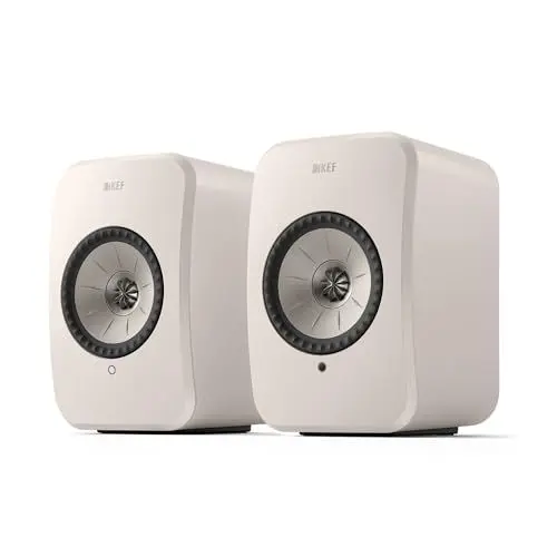 Produktbild: KEF LSX II LT kabellose Regallautsprecher, Stone White | Musik | TV & Home Entertainment | Gaming | HDMI-ARC | USB-C | Bluetooth | AirPlay 2 | Chromecast | Spotify