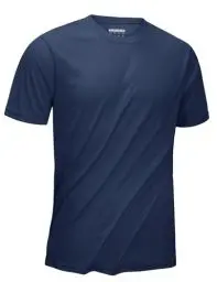 Produktbild: KEFITEVD Rashguard Herren Kurzarm UV Schutzkleidung Dünn Leicht Polyester Sport Outdoor Top Männer Sommer T-Shirt Dunkelblau XL