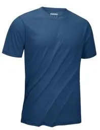Produktbild: KEFITEVD Shirt Herren Sommer Atmungsaktiv Laufshirt Leichte Fahrradshirt Männer Rund-Ausschnitt Casual T-Shirt Surfen Angeln Blaugrau M
