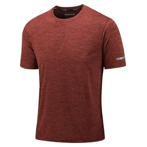 Produktbild: KEFITEVD Sport Tshirts Herren Atmungsaktiv Funktionsshirt Tennis Shirt Herren Schnelltrocknendes Sommer Tshirt